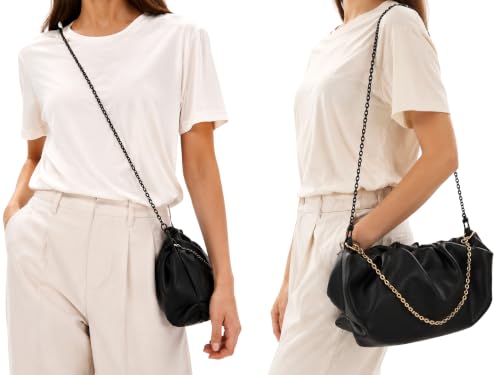 Metal Flat O Link Purse Chain Strap - color: Light Gold, size: 48''