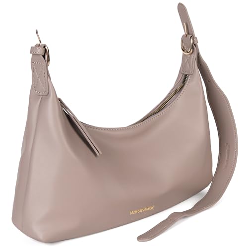 Montana West MEDIUM Shoulder Purses for Women Crescent Hobo Bags Trendy Purses - color: 073-khaki