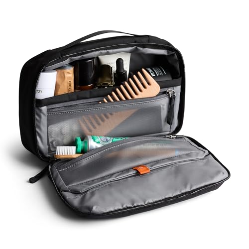 Bellroy Hanging Toiletry Kit 3L, Travel Toiletry Bag - Black | 3L hanging toiletry bag for men and women, designed for travel - color: Black