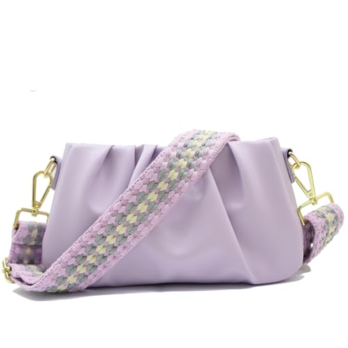 1.5" Wide Purse Strap Silver Hardware Adjustable Replacement Long Crossbody Bag Strap for Thick Shoulder Bags Canvas Handbags Straps - color: Silver Hardware-532