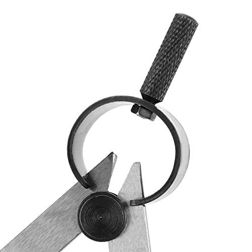 100mm/4 inch Leather Adjustable Wing Divider Leather Work Divider Woodworking Drawing for Measuring Dividing Lines