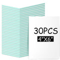 Frienda 30 Pcs 4" x 6" Rubber Linoleum Block for Printmaking,White Green - color: White Green