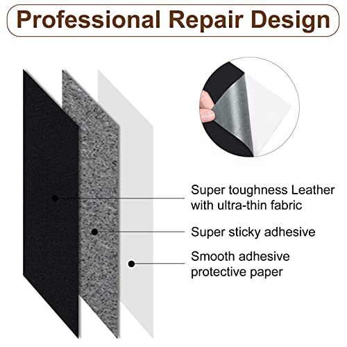 Numola Leather Repair Patch, 8×11 Inch Self-Adhesive Light Brown | Vinyl Repair Tape; Fixes Scratches, Holes, And Tears; Ideal For Couch, Car Seat, Sofa, Chair, Diy Upholstery; First-Aid - color: Light Brown, size: 8×11inch