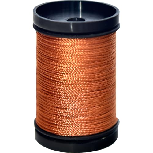 30 Yards Heavy Duty Extra Strong Upholstery Nylon Sewing Thread for Machine, Home, Hand, Craft, and Denim Leather，Color：Medium Orange - color: Medium Orange