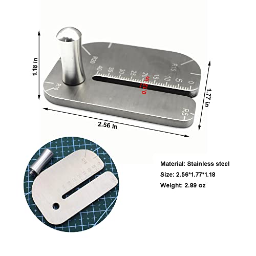 Leather Stitching Punch Aid Plate,Diamond Chisel Aid Pulling Mate | Prevents leather from warping when pulling diamond lacing chisels