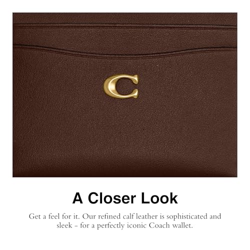 Coach Essential Card Case - color: B4/MAPLE