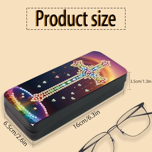 Diamond Painting Glasses Case - color: Cross 2