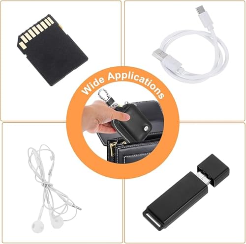 Earbud Case, Headphone Storage Case with Keychain EB-1Pcs Brown - color: Brown