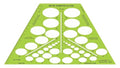 Pacific Arc Template: Metric Isometric Ellipse 35 & 16 Degrees 13.25" x 7.25" - style: Metric Isometric Ellipse 35 & 16 degrees