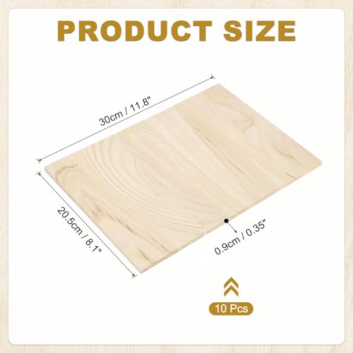 PATIKIL Wood Breaking Board Karate Martial Arts Boards Wooden Kick Board Training Accessory for Adult Taekwondo Punching Karate Practice Performing - size: 0.9mm