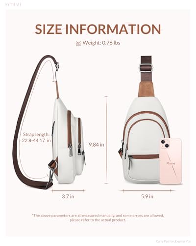 Sling Bag for Women, Crossbody Waist Pack Chest Purse Travel Beige | Crossbody Purse with Dual Zipper Main Compartment,6 Pockets & 4 Card Slots, Reversible Design, Travel & Daily Use - color: Z-beige Brown