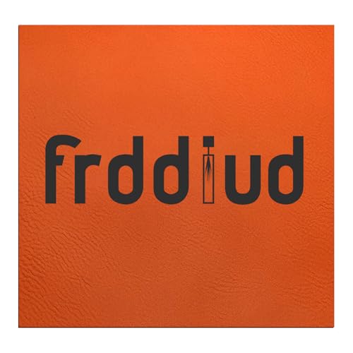 Laserable Leather Sheets,12" x 24"Laserable Leatherette Patch(Orange/Black) | CO2 Laser Engraving Supplies, Faux Leather for Crafting Tools,Leather Wallets - color: Orange/Black