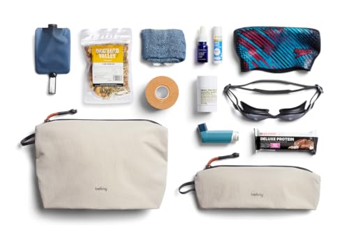 Bellroy Lite Pouch Duo, Lightweight Pencil Case - Ash | Lightweight pencil case and pouch for pens, cables and small everyday items - color: Ash