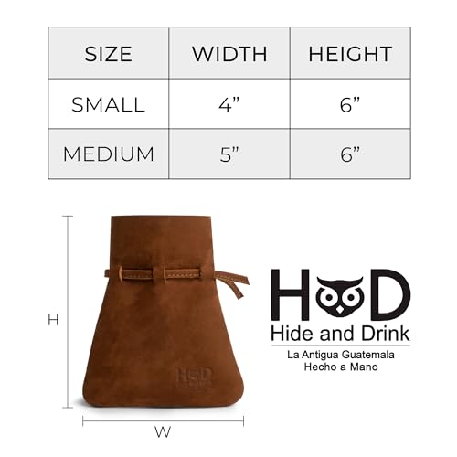 Medieval Drawstring Coin Pouch Bag, Cosplay Accessory, Coin Purse Men, Change Purse for Women, Leather Coin Pouch, Small Coin Purse For Women, Men's Mini Leather Coin Purses, Pouches & Keychain Wallet - color: Swayze Suede, size: M