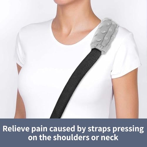 1 PCS Cushioned Arm Sling Padding for Neck,Slim Sling Pad Neck Shoulder Strap Cushion for Wrist Hand Injury Support Strap Padded Women Men (Gray) - color: Gray