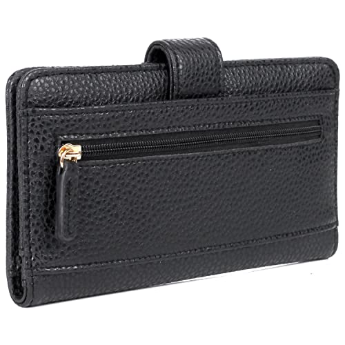 Julia Buxton Pebble Pik-Me-Up® Checkbook Keeper - color: Black