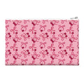 Money Bag with Zipper, Cute PU Leather Cash Bags, Portable Bank Bag Money Pouch for Cash, Coins, Checks, Receipts, Invoices Cosmetics Tools, Deposit Bag for Office Travel, Cute Bow - color: Cute Bow