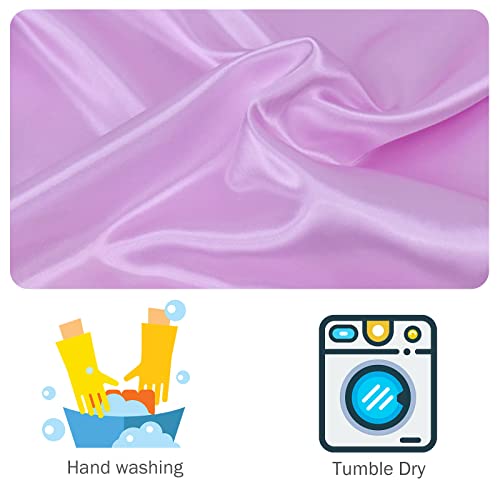 GONGKANGYUAN 12 Pcs Dust Bags for Purses and Handbags Satin Purse Storage Organizer With Drawstring Closure Handbag Protector (Violets) - color: Violets