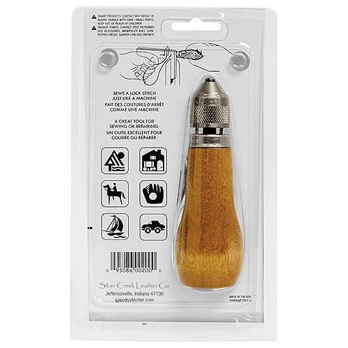 Speedy Stitcher 1125 SEW200-BRK Sewing Awl, One Size - size: Sewing Awl - with 30-Yard Skein of Thread