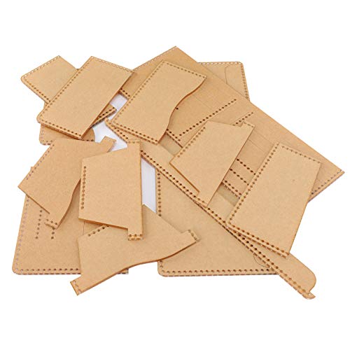 Jeanoko Practical Wallet Template Leather Acrylic Template Leather Craft Model Leathercraft DIY Tool