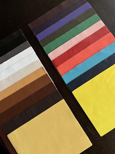 Natural Grain Cow Leather: 8.5'' x 11'' Pre Cut Leather Pieces (Kelly Green, 1 Piece) - color: Kelly Green, size: 1 Piece
