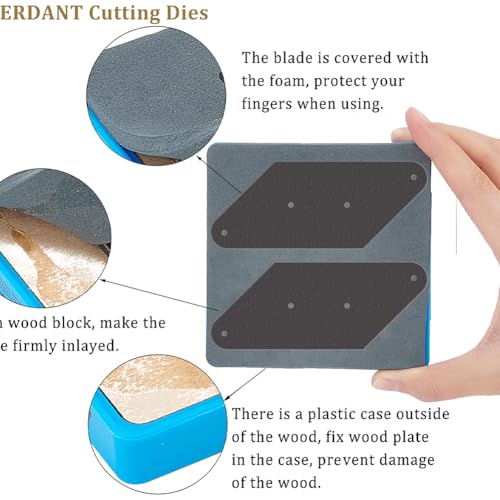 SUPERDANT Leather Die Coin Purse Wooden Die Cutter 5.91x5.91 Inch Mini Wallet Clicker Press Mold for Leathercraft Handmade Pocket Purse Compatible with Machines - style: Coin Purse