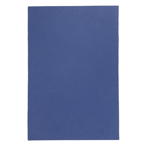 MECCANIXITY Top Grain Leather Sheet 11.8 x 7.9 Inch Natural Cow Leather 0.6mm Fabric Pieces for DIY Craft Furniture Office Belts Notebook Covers, Dark Blue - color: Dark Blue, size: 0.6mm