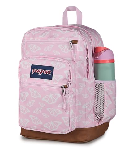 JanSport 34L Cool Backpack – 15-inch Laptop Sleeve, Flutter By Pink - color: Flutter By Pink Ice