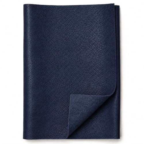 Reed Leather Hides - Cow Skins (8 inches X 11 Inches, Navy) | Arts and Crafts - color: Navy, size: 0.6 Square Foot