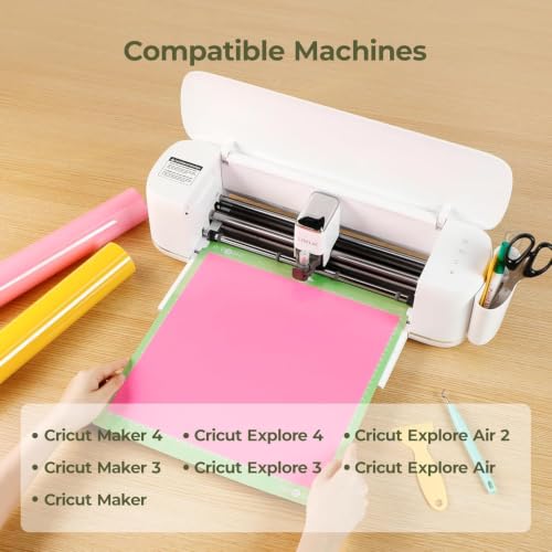 HTVRONT Cutting Mat 6 Pcs, 12x12 & 12x24, Compatible with Maker & Explore - color: Green,Purple,Blue, size: 12x12 & 12x24 in