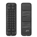 JFT Shoulder Strap Pad 3D Air Cushion Adjustable Air Pressure Suitable for All Kinds of Backpacks 2Pcs(Black) - size: Four Rows