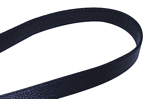 VanEnjoy Full Grain Leather Replacement Strap Shoulder Bag Purse, 0.98 inch Width Gold Hardware(Navy) - color: Navy, size: 26 inches