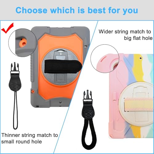 TIMISM Shoulder Strap, 59 inch Adjustable Removable Shoulder Straps, Black | Sturdy Nylon Comfortable Shoulder Strap, Universal Replacement Strap Holder Cross Body for Tablet Case/Camera/Crossbody Bag - size: 1 Strap with Thin Connector