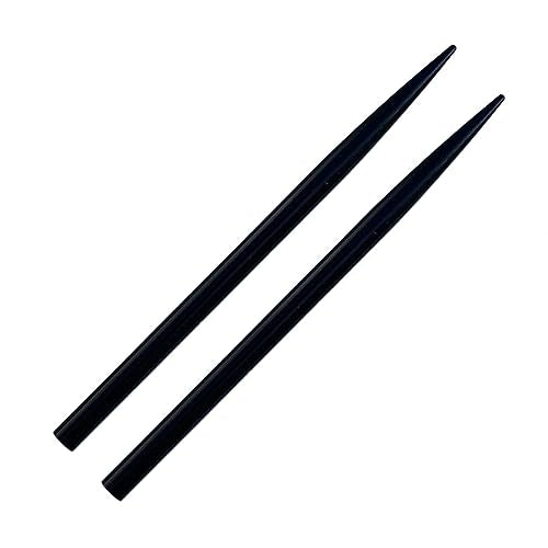 (2 Pack) of Jig Pro Shop 3 1/2" Black Tapered Tip 550 Type III Paracord FID, Lacing, Stitching Needles - color: Black, size: 2 Pack