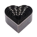 8Pcs Leather Punching Die Set Heart Shapes Hollow Punching Tool | Leather Craft Hollow Cutter Puncher Cutting Tool for DIY Cutter Craft - color: #7
