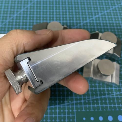 Hand Sander, Sandpaper Holder Manual Hand Sanding Block for Leather Craft Edge Polishing Sanding Clip - color: Small Bevel