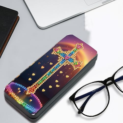 Diamond Painting Glasses Case - color: Cross 2
