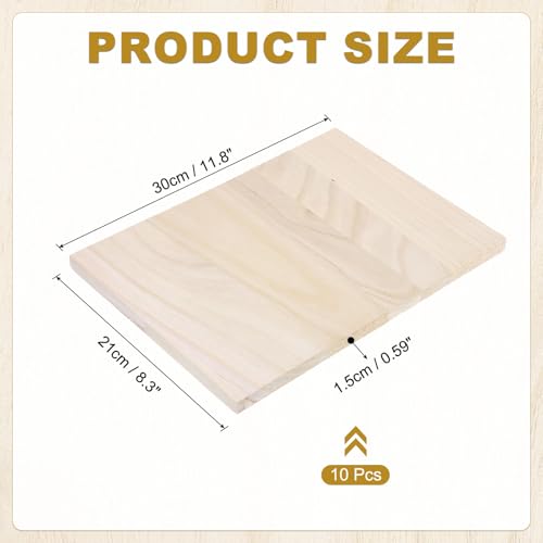 PATIKIL Wood Breaking Board Karate Martial Arts Boards Wooden Kick Board Training Accessory for Adult Taekwondo Punching Karate Practice Performing - size: 1.5mm