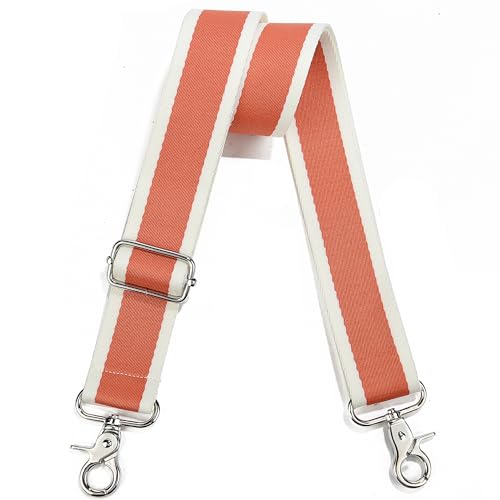 Wide Purse Strap Adjustable Replacement Crossbody Bag Strap Silver Hardware Shoulder Straps - color: Silver Hardware-color Block-826