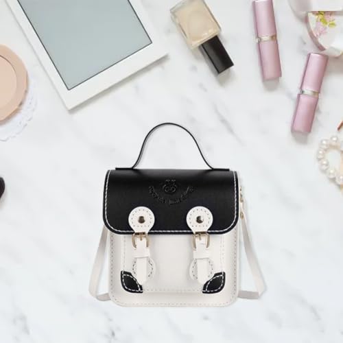 WADORN DIY PU Leather Shoulder Bag Making Set, PU Leather Crossbody Bag Material Craft Tool Set Woman Handmade Satchel Handbag Making Kit 16x6.5x20cm for Handmade Craft Bag Making Accessories, White - color: White
