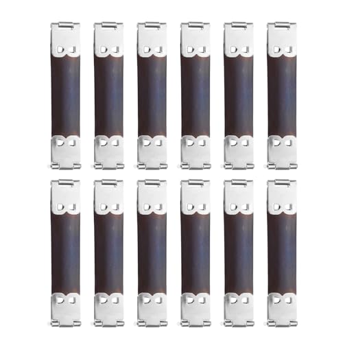 uxcell 12Pcs Metal Internal Flex Frame, 7cm/2.8" Coin Purse Frame Handbag Hinges Clip for Wallet Bag DIY Craft Sewing Purse Making, Silver - size: 2.8"