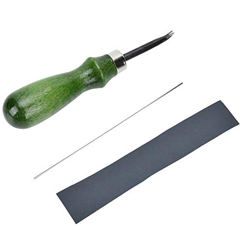 Eveler 0,Kyoshin Beveler,Leather Beveler Tool, Creaser,0.6Mm-1.4Mm Professional Beveler DIY Accessory Leather Craft Cutting Tool (0.6Mm) (1mm)