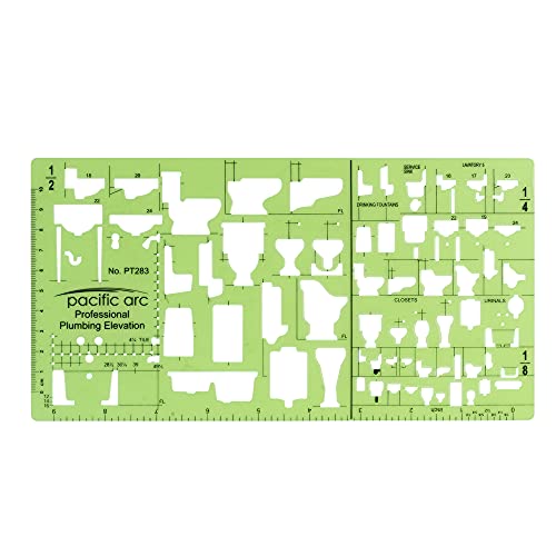 Pacific Arc Professional Plumbing Elevation Template Guide - style: Pro Plumbing Elevation