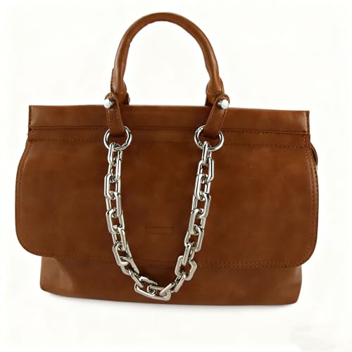 1 Pack Heavy Metal Purse Chain Replacement Bag Extender Strap Chunky Charms for Bags Handbags Accessories - color: Silver