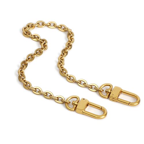 Xiazw Mini Copper Purse Chain Shoulder Crossbody Strap Bag Accessories Charm Decoration - color: Antique Gold, size: 13''