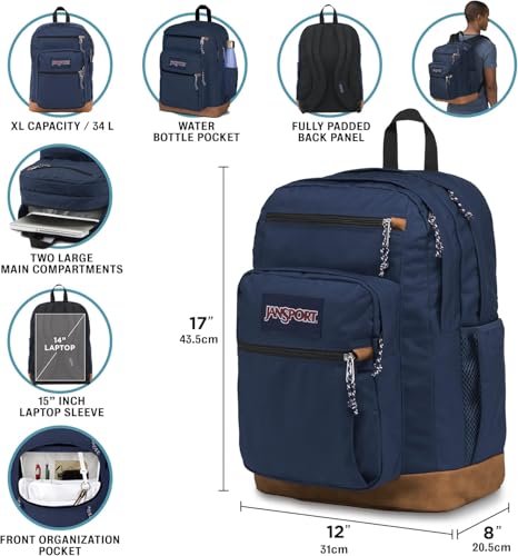 JanSport 34L Cool Backpack – 15-inch Laptop Sleeve, Faded Sage - color: Faded Sage