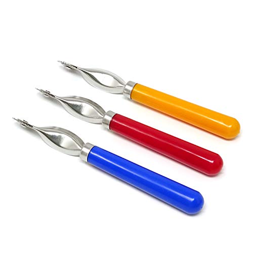 "Honbay 3PCS Plastic Handle Tracing Wheel Craft Sewing Tool, Random Color"