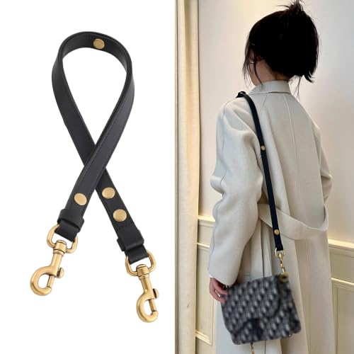 Purse Straps Replacement Crossbody Compatible with Dior Handbags | Premium Microfiber Leather Shoulder Strap, 3 Lengths Adjustable: 25.6" Underarm, 35.2" Shoulder, 44.5" Crossbody, Navy-blue - color: Navy-blue