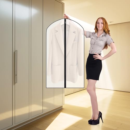 Zilink Suit Bags for Closet Storage Garment Bags for Hanging Clothes 43 in - size: 43"-10Pack