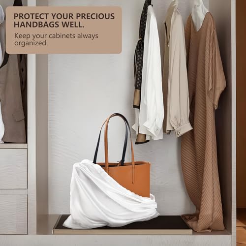 6 Pack 19.6 x 15.7 in Dust Bags for Purses and Handbags - color: 19.6x15.7 inch (silk bags)